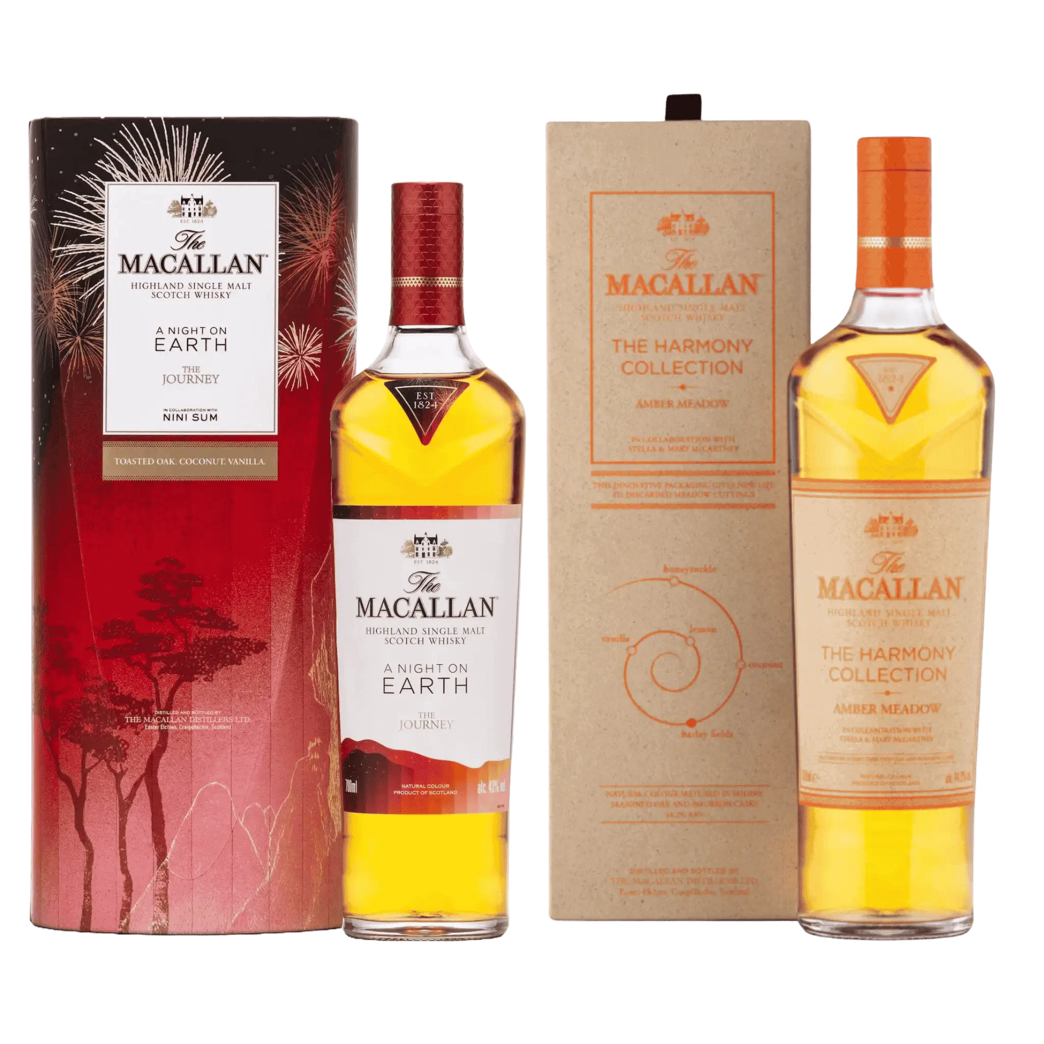 The Macallan Harmony Collection Amber Meadow & A Night On Earth – The Journey