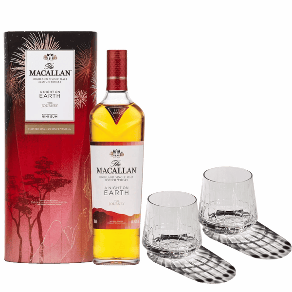 The Macallan A Night On Earth + The Bear Whisky Glass