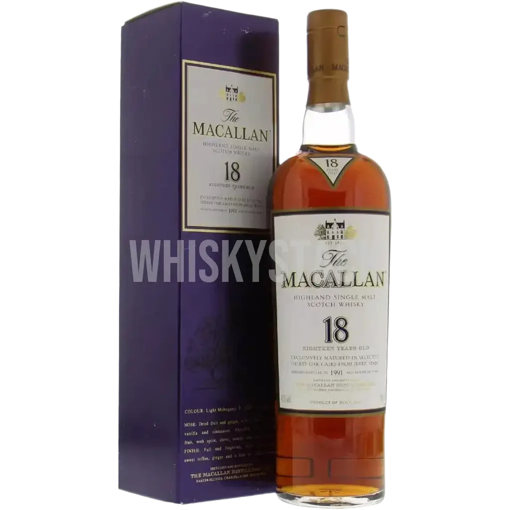 Macallan 18 Year Old - Sherry Oak - 1991