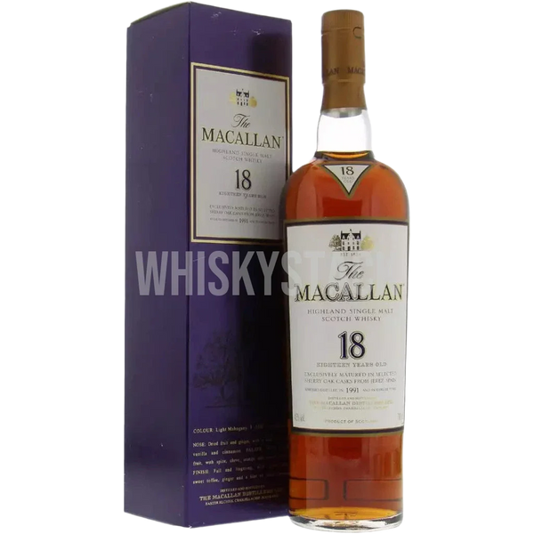 Macallan 18 Year Old - Sherry Oak - 1991