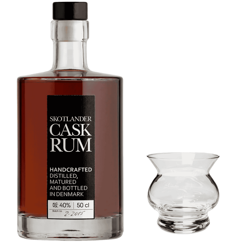 Skotlander Rum Cask og NEAT Romglas – Eksklusivt Tilbud