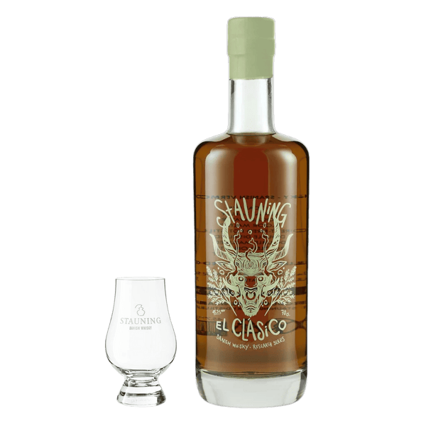 Stauning El Clásico + Gratis Stauning Whisky Glas – Perfekt Smagsoplevelse