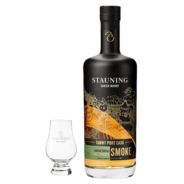 Stauning Limited Edition – Tawny Port Finish med Stauning Whisky Glas