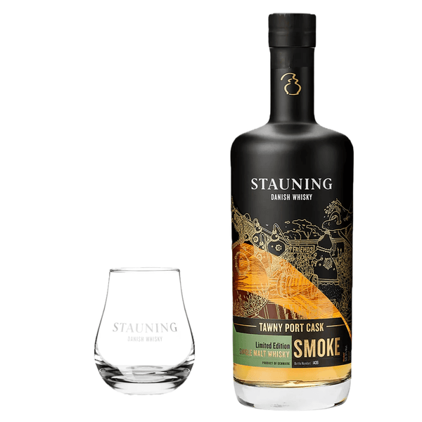 Stauning Limited Edition – Tawny Port Finish med Stauning Whisky Glas