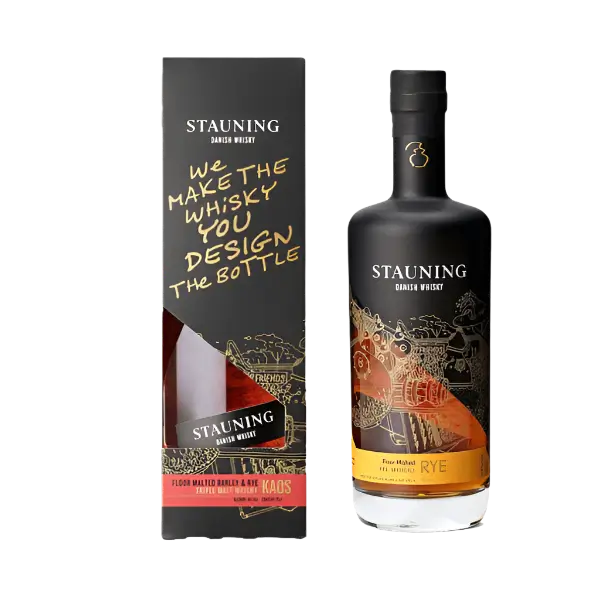 Stauning KAOS Design Edition & Stauning Rye Flasker