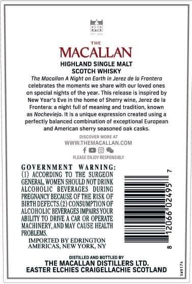 Macallan A Night On Earth - Jerez