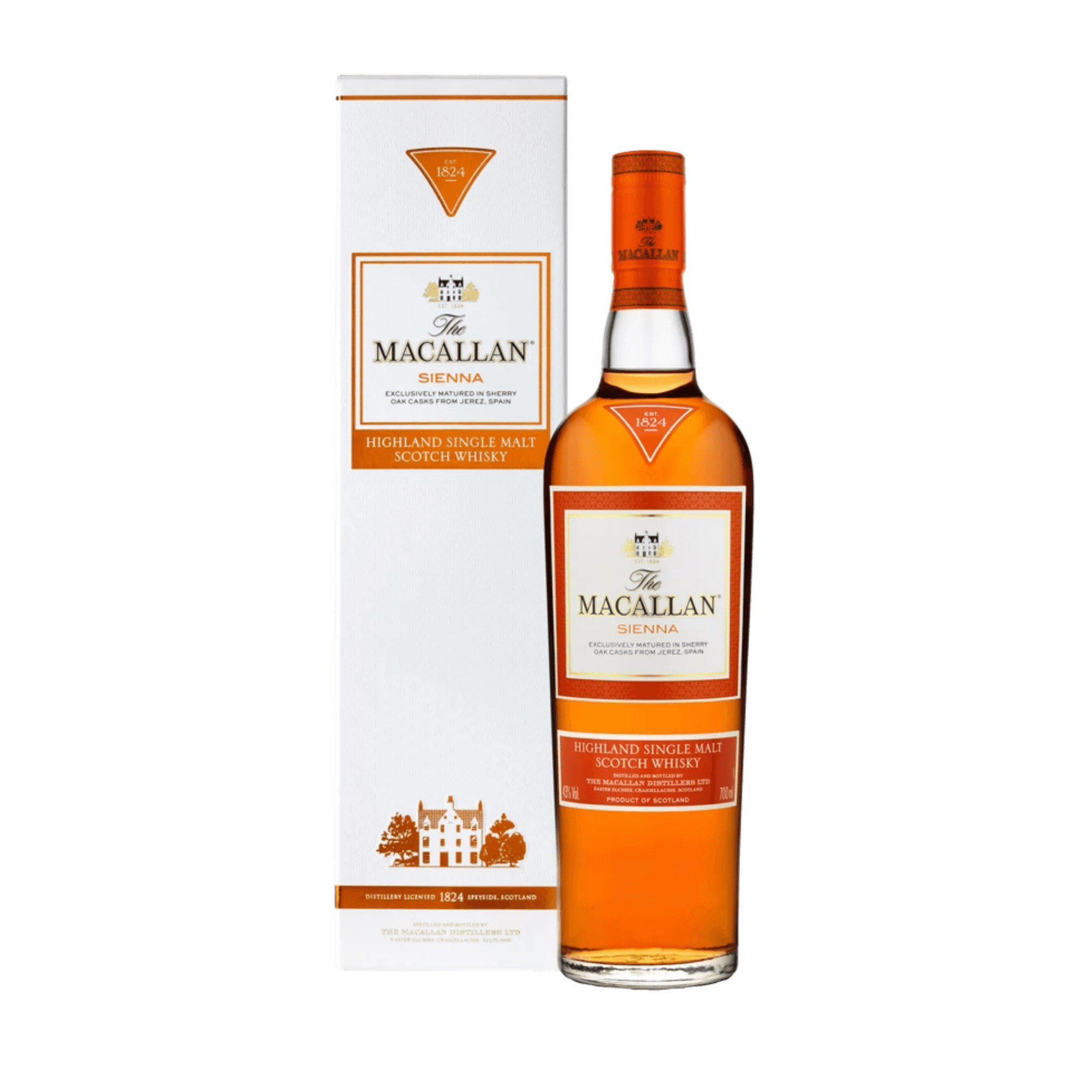 The Macallan Sienna Flaske og Æske