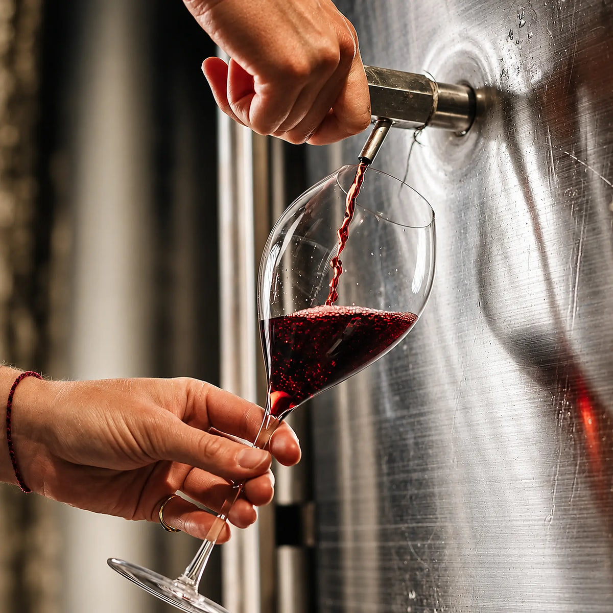 Chateau Canet Red Wine from Barrel