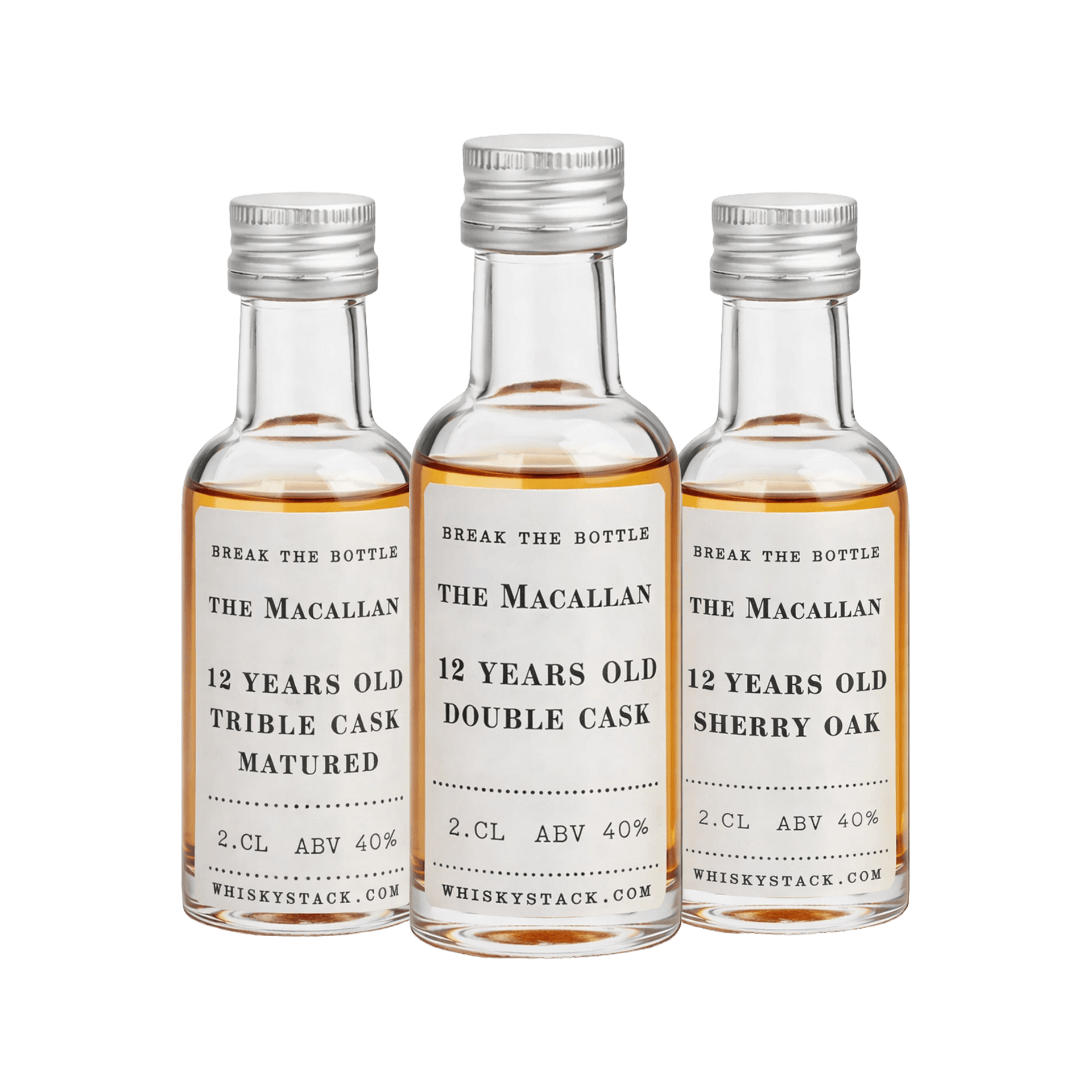 Macallan 12 Year Trio Tasting Set – Triple, Sherry & Double Cask