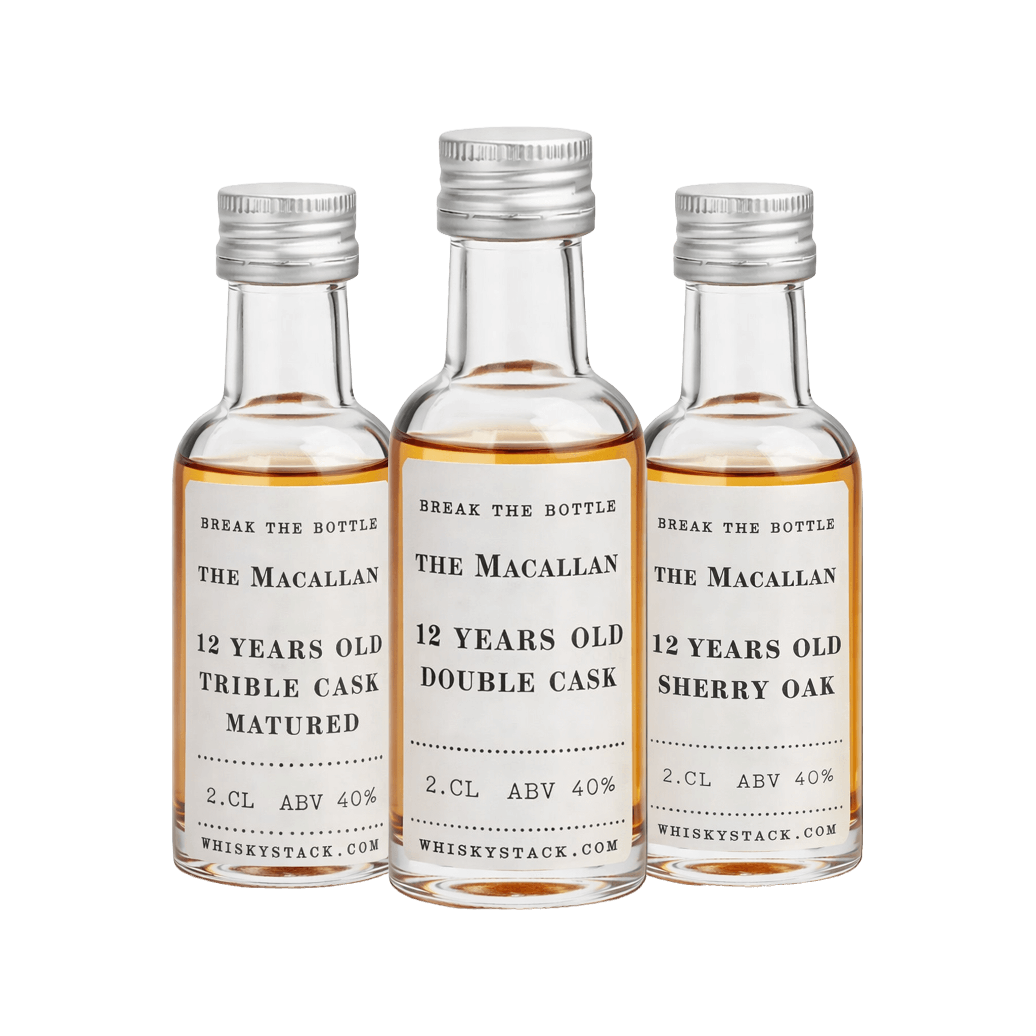 Break the Bottle – The Macallan 12 Year Trio Whiskystack