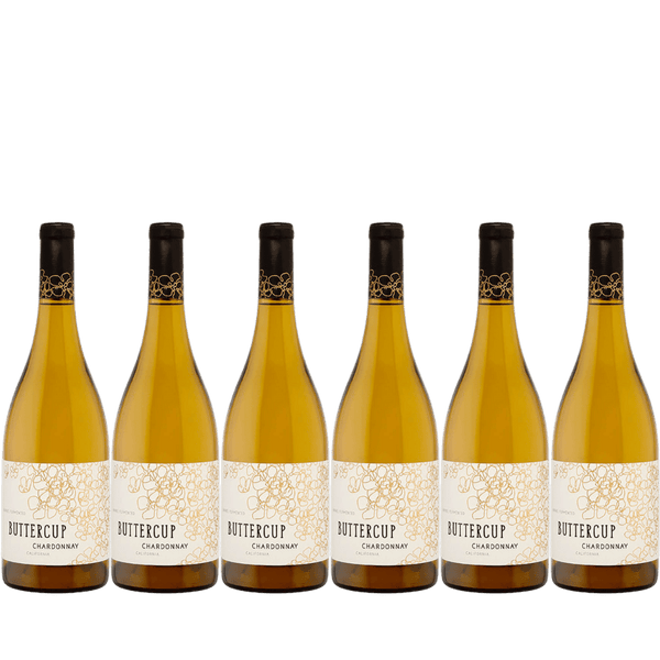 6 Flasker Buttercup Chardonnay Hvidvin