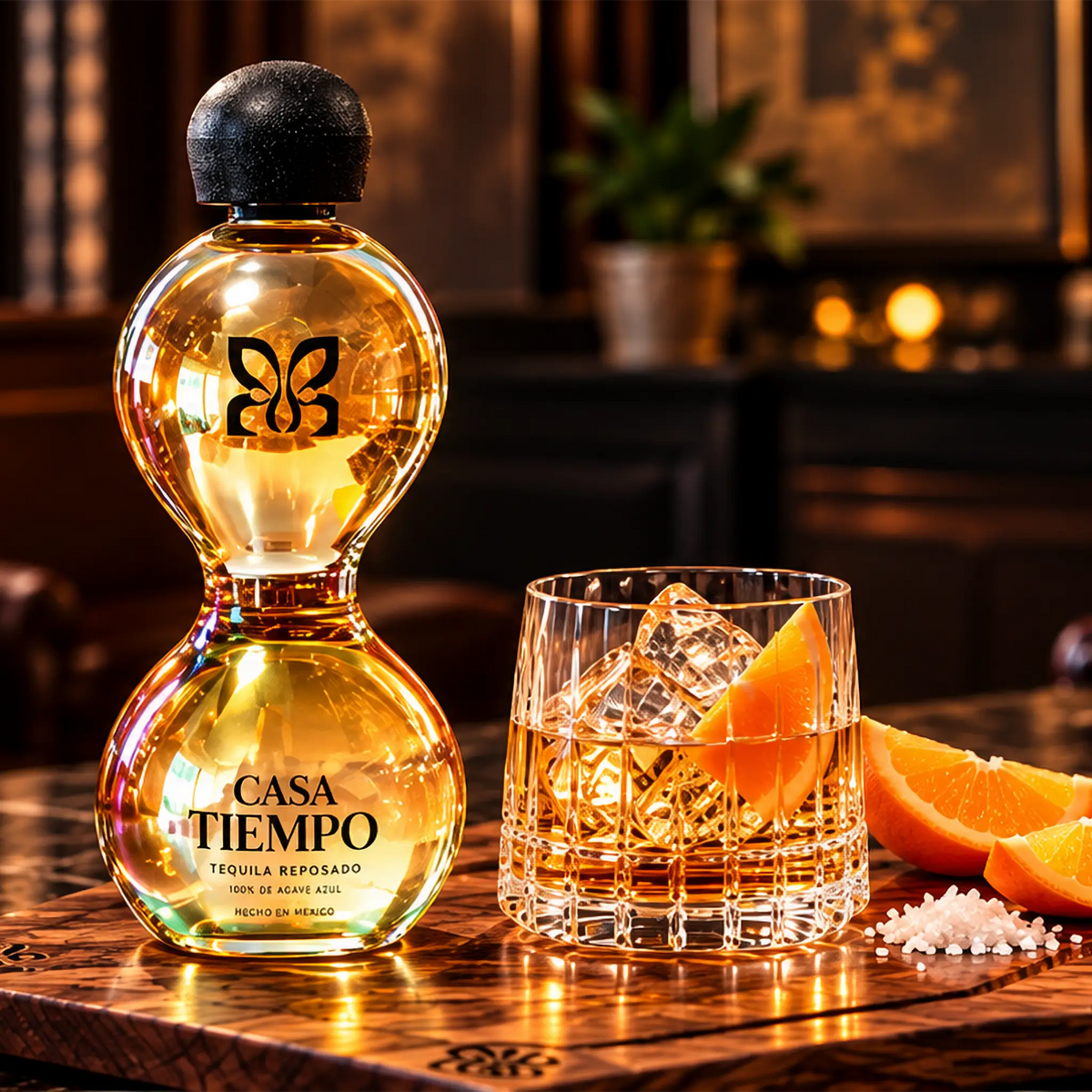 Casa Tiempo Reposado Tequila on table Whiskystack
