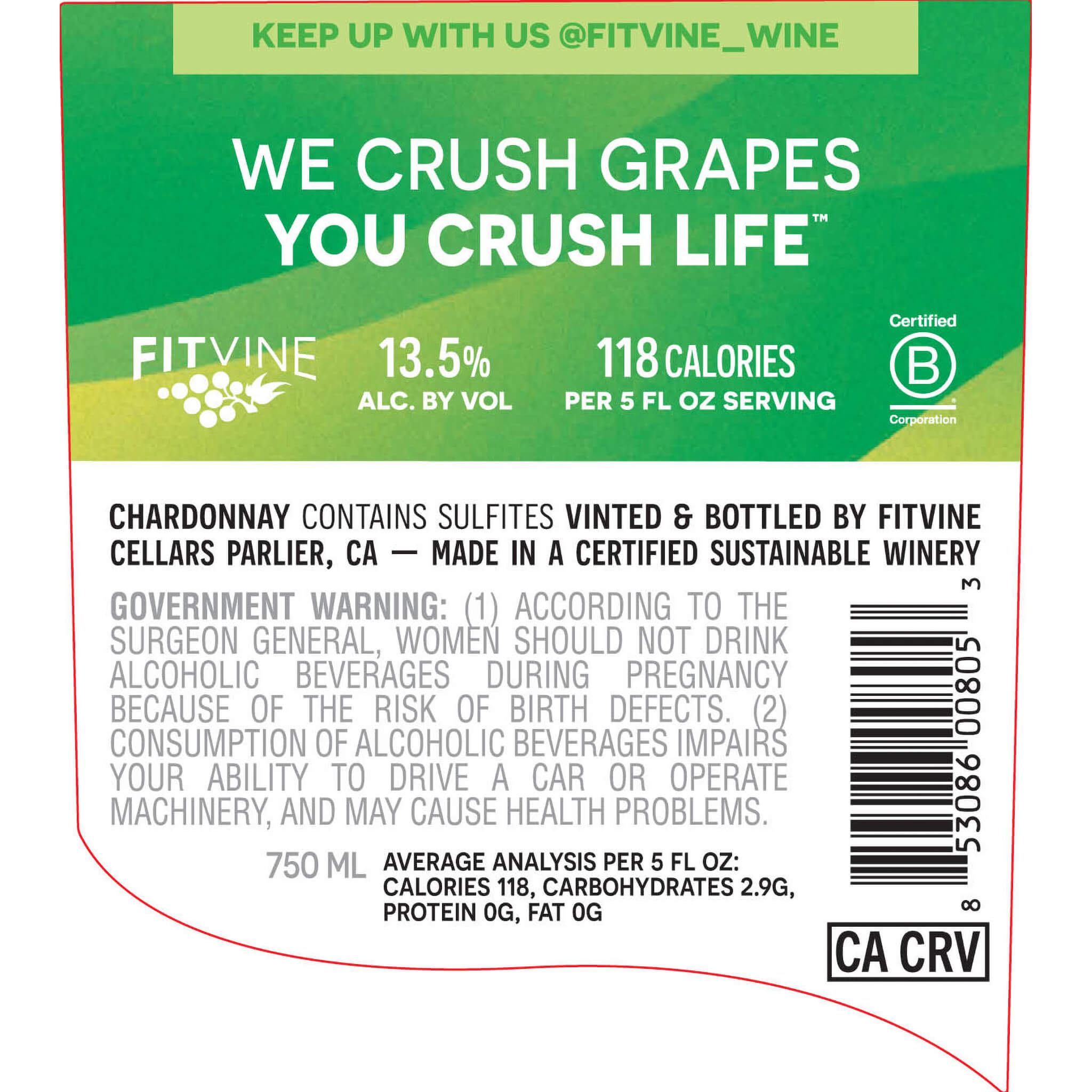 FitVine Chardonnay Whiskystack