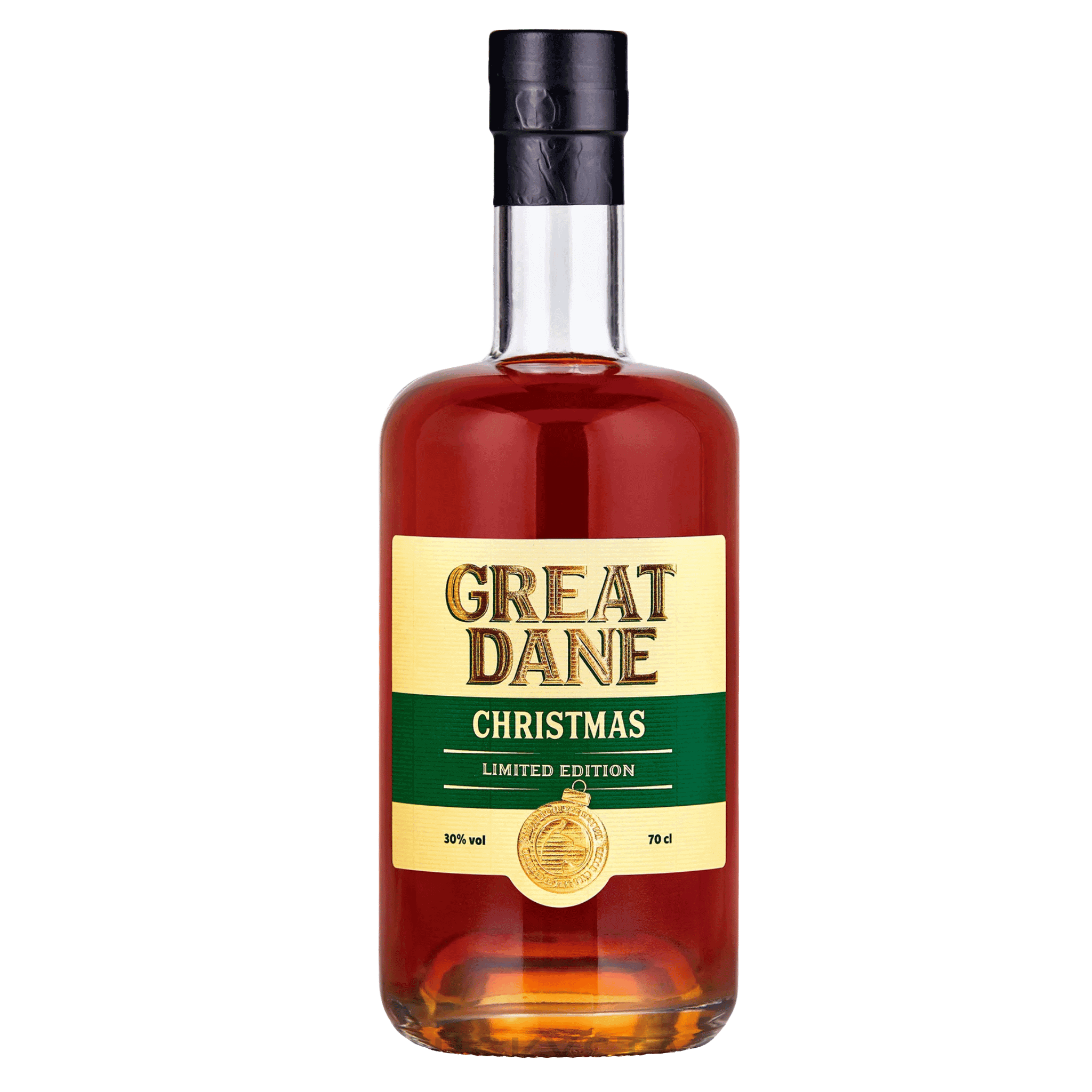 Great Dane Christmas Rom – Dansk, krydret juleedition  Flaske