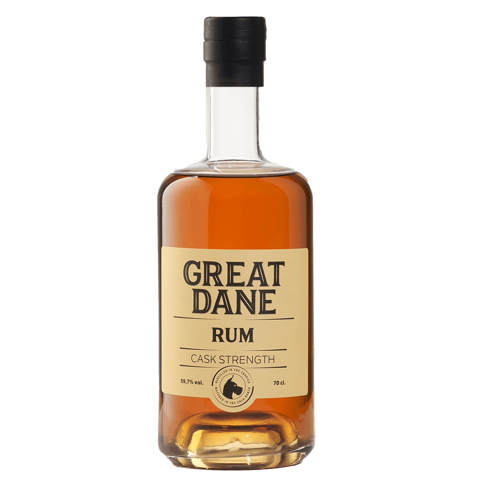 Great Dane Cask Strength Rom Flaske