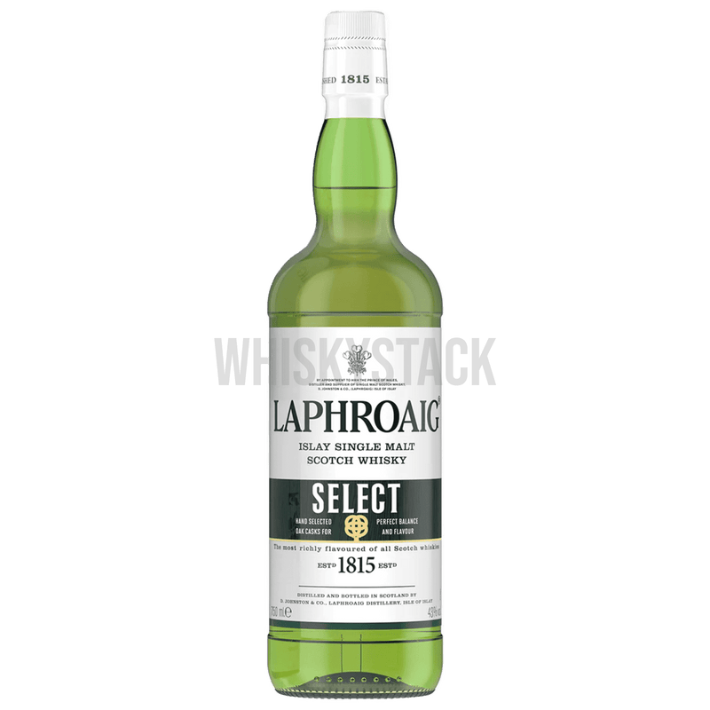 Oplev Laphroaig Select, en unik blanding fra Islay's berømte destilleri. En blød, røget whisky med en subtil sødme og dybde fra forskellige fade. Perfekt for både nye og erfarne whiskyelskere.