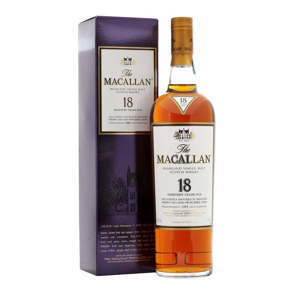 Macallan 18 Years Old Sherry Oak - 1993