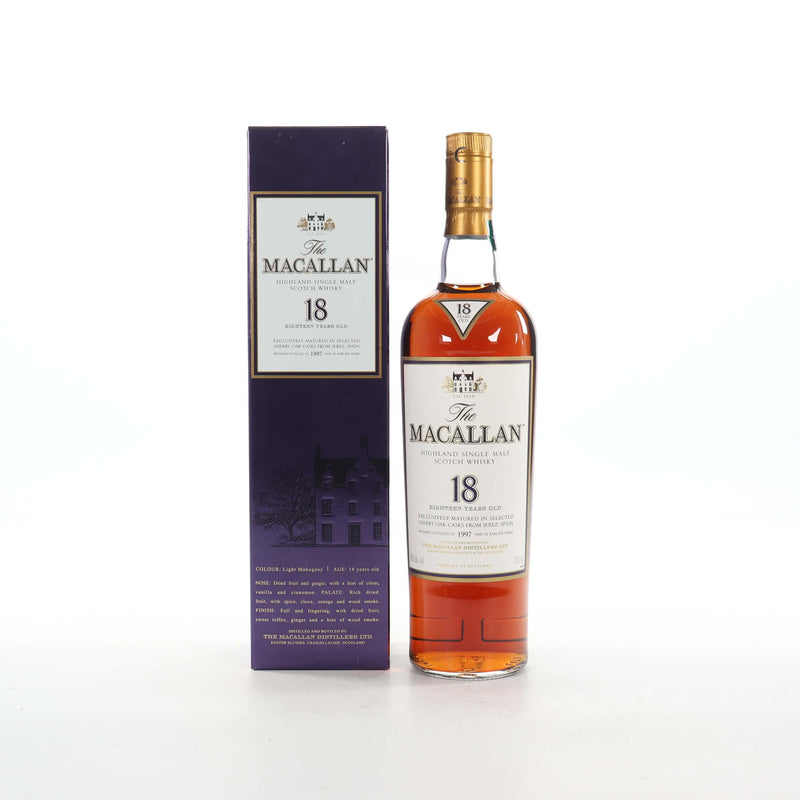 Macallan 18 Years Old Sherry Oak - 1997