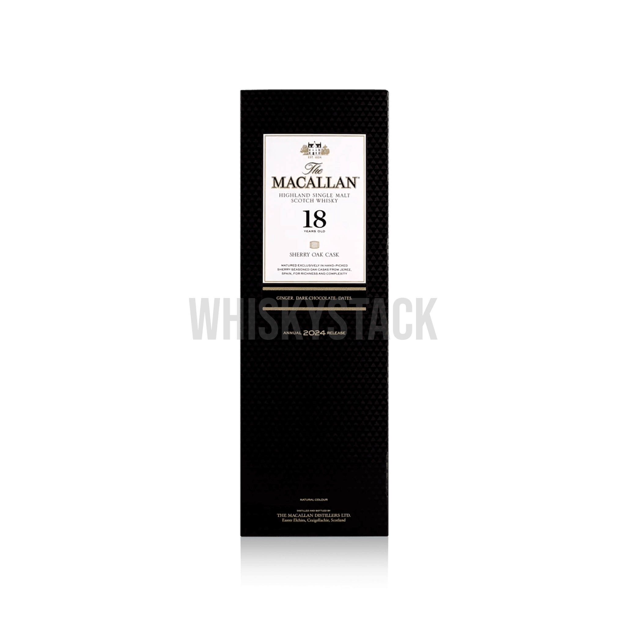 Macallan 18 Years Old Sherry Oak 2024 Box