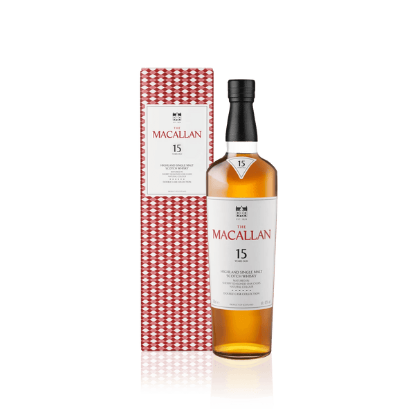 Macallan 15 Years Old Double Cask Flaske og Boks