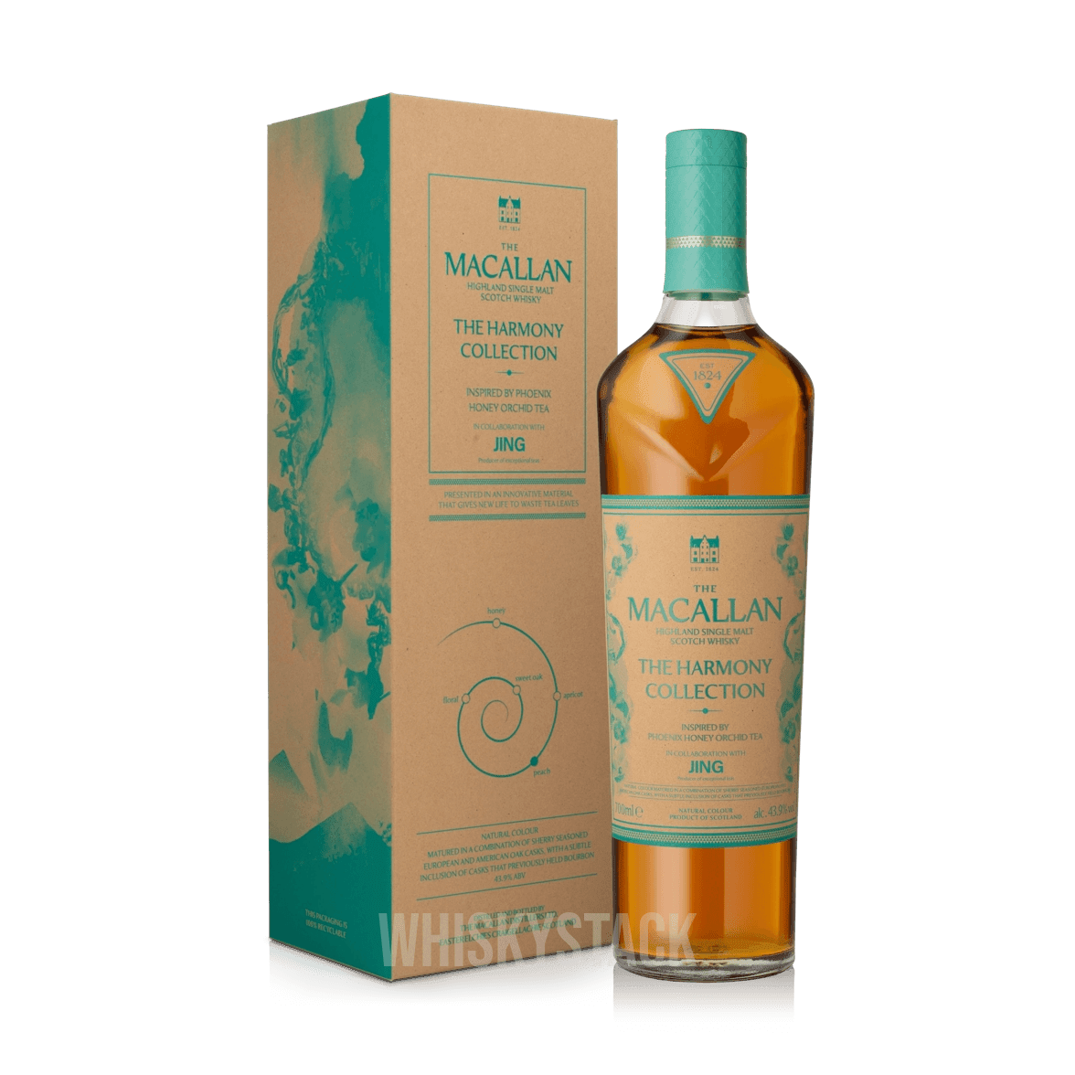 Macallan Harmony Collection – Jing Tea Edition Flask og Boks