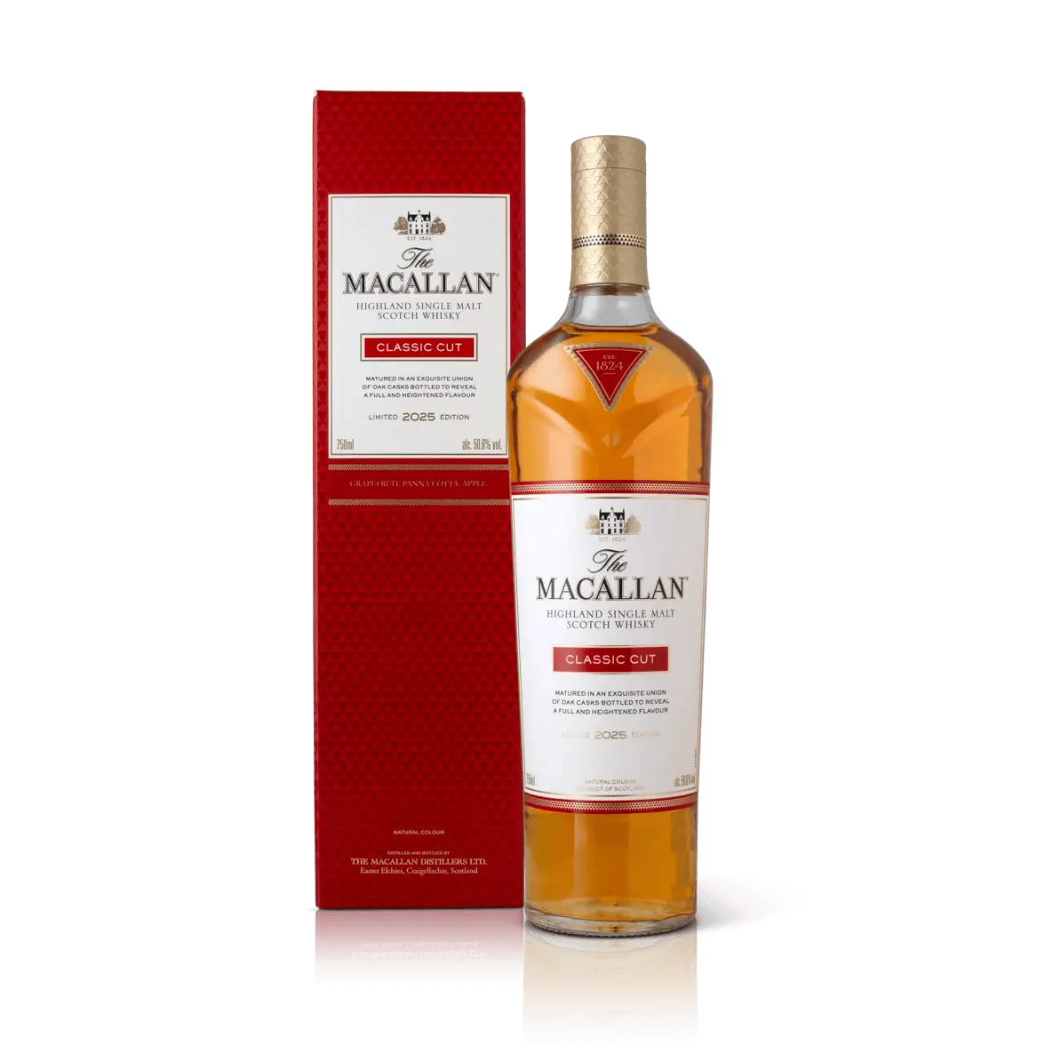 The Macallan Classic Cut 2025 Edition Boks of Flaske