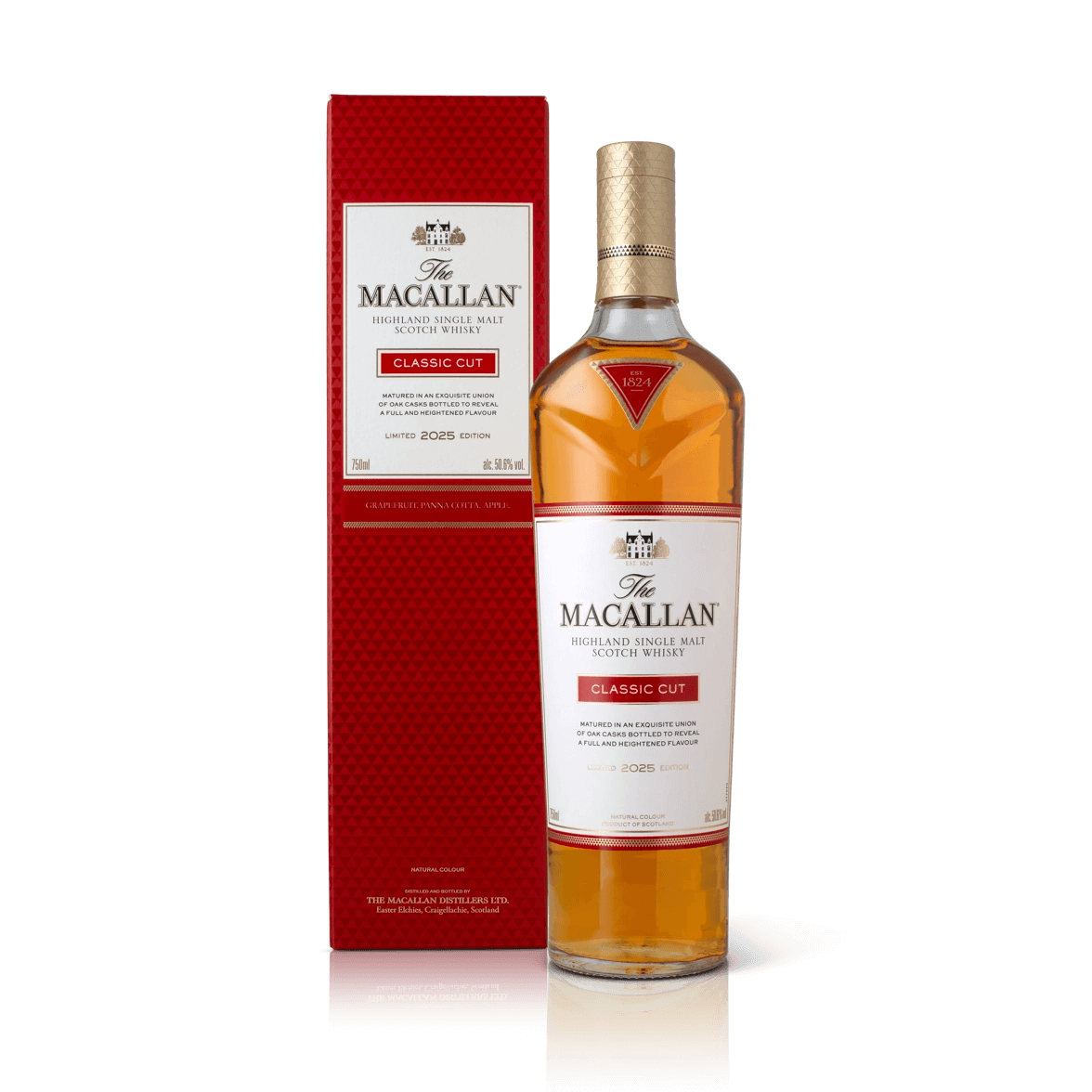 The Macallan Classic Cut 2025 Edition Boks of Flaske