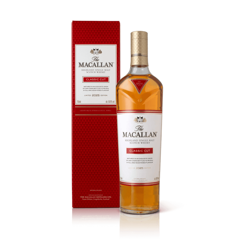 The Macallan Classic Cut 2025 Edition Boks of Flaske