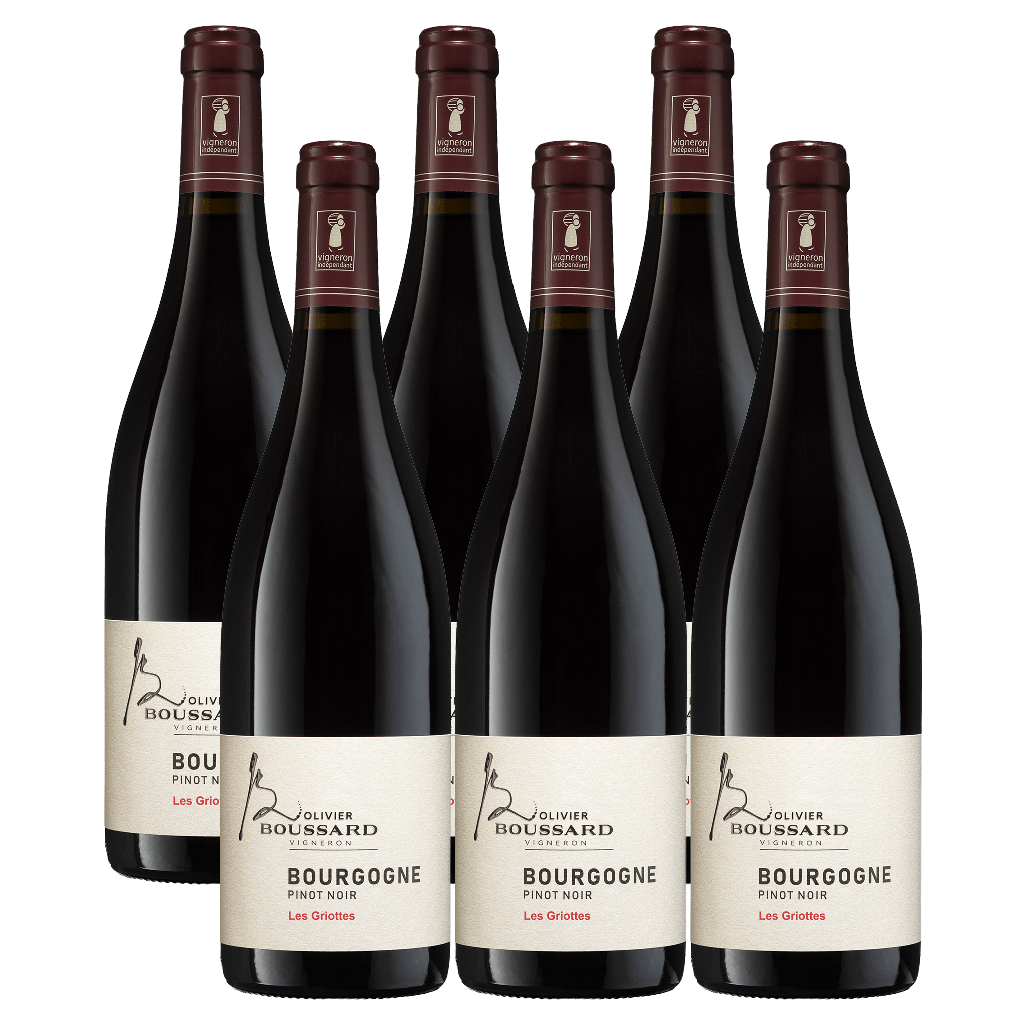 Domaine Boussard Bourgogne Pinot Noir Cuvée Les Griottes 2023 6 bottles