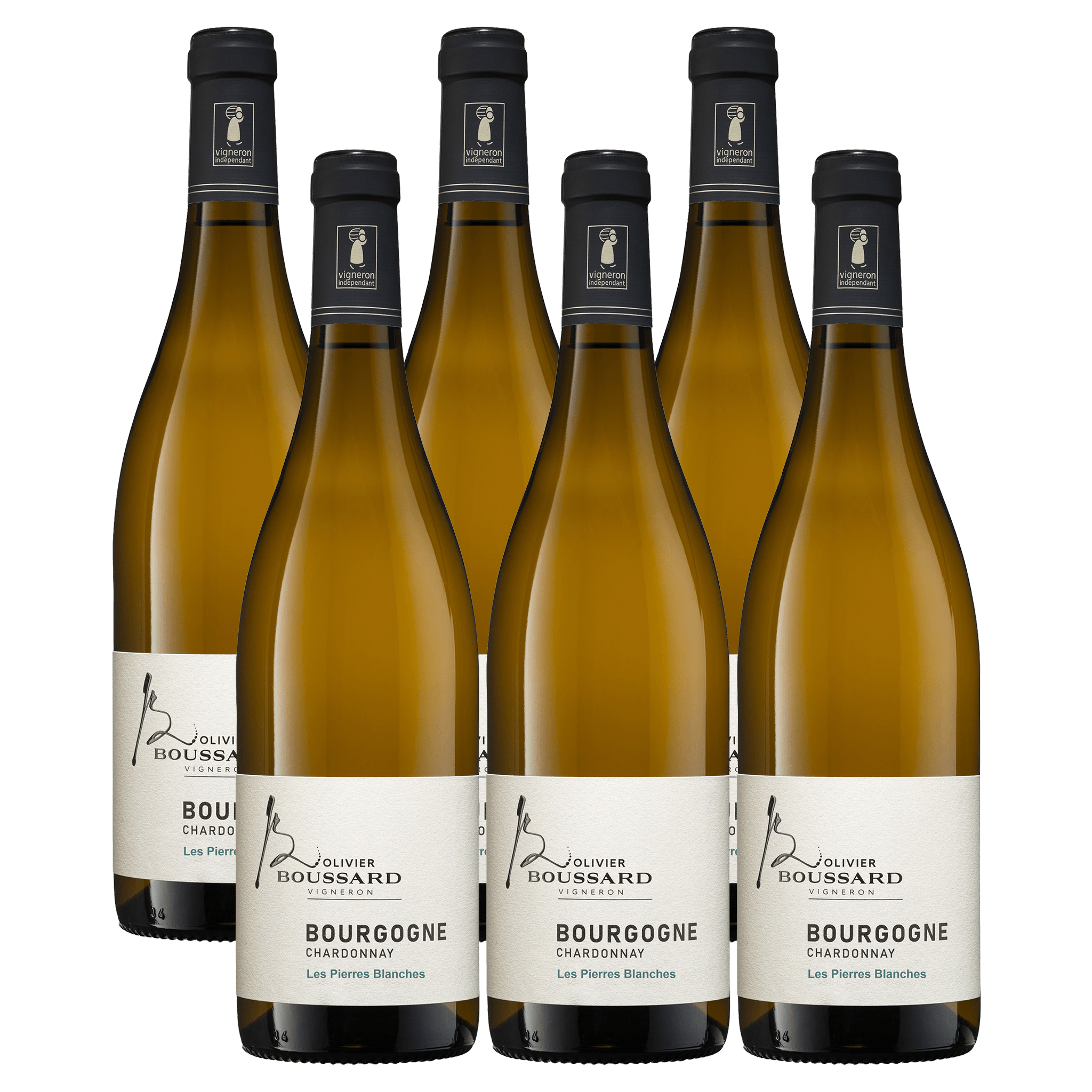 Domaine Boussard Bourgogne Chardonnay Cuvée Les Pierres Blanches 2024 6 bottles