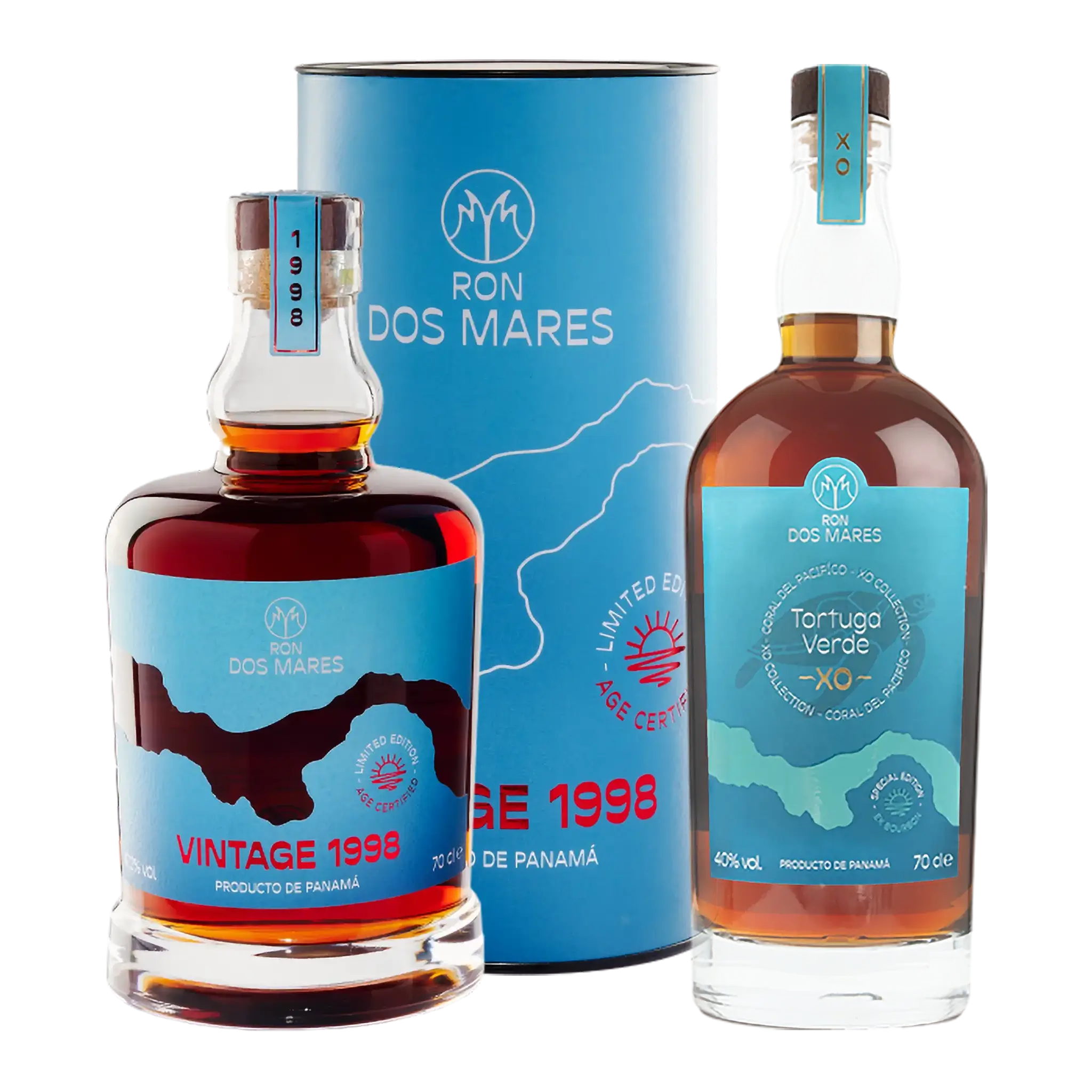 Ron Dos Mares Vintage 1998 Limited Edition 26 år + GRATIS Tortuga Verde XO