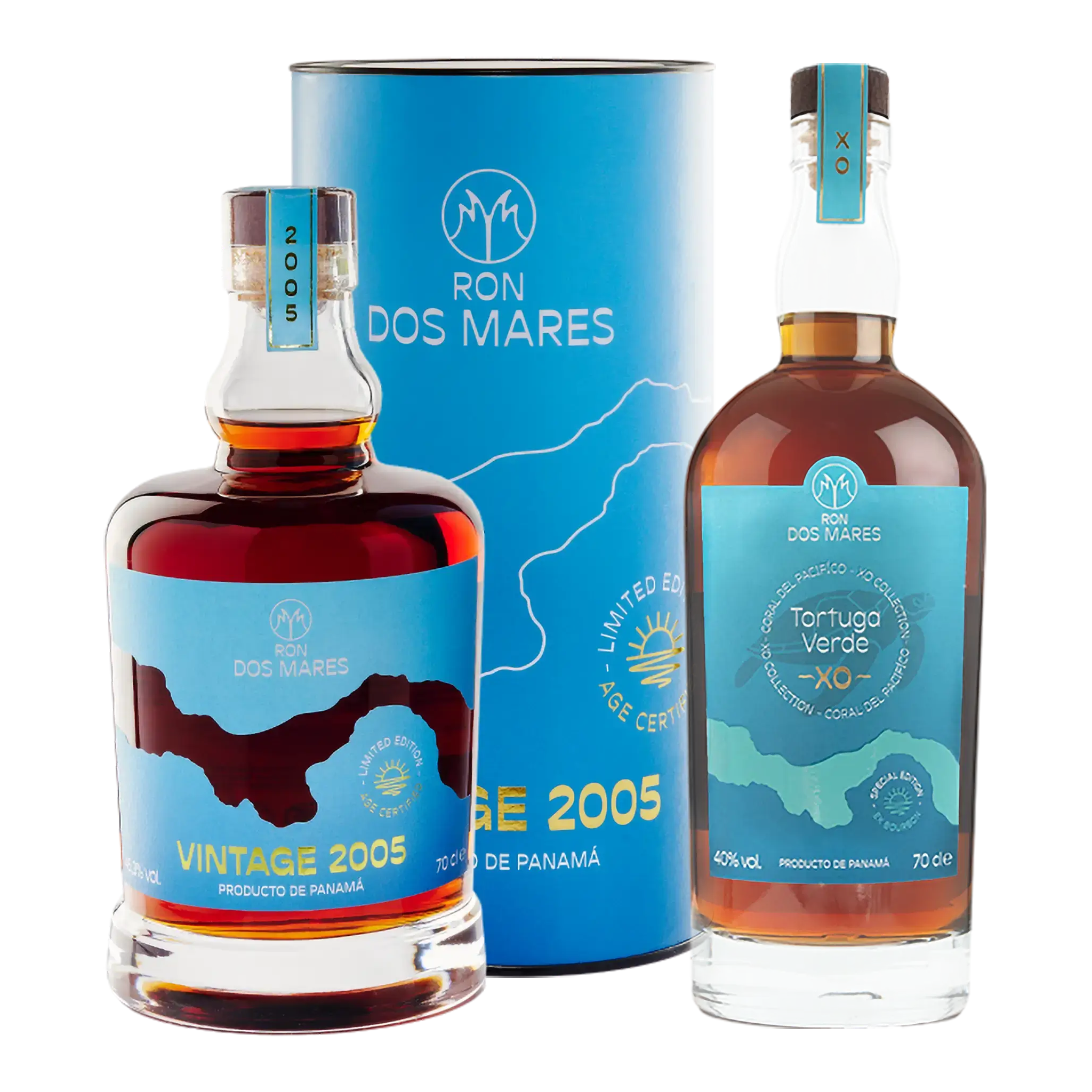 Ron Dos Mares Vintage 2005 Limited Edition 19 år + GRATIS Tortuga Verde XO