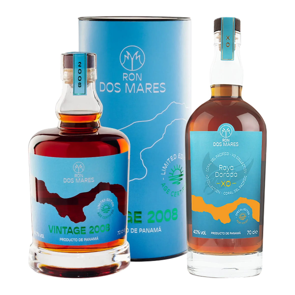 Ron Dos Mares Vintage 2008 Limited Edition 16 år + GRATIS Raya Dorado XO
