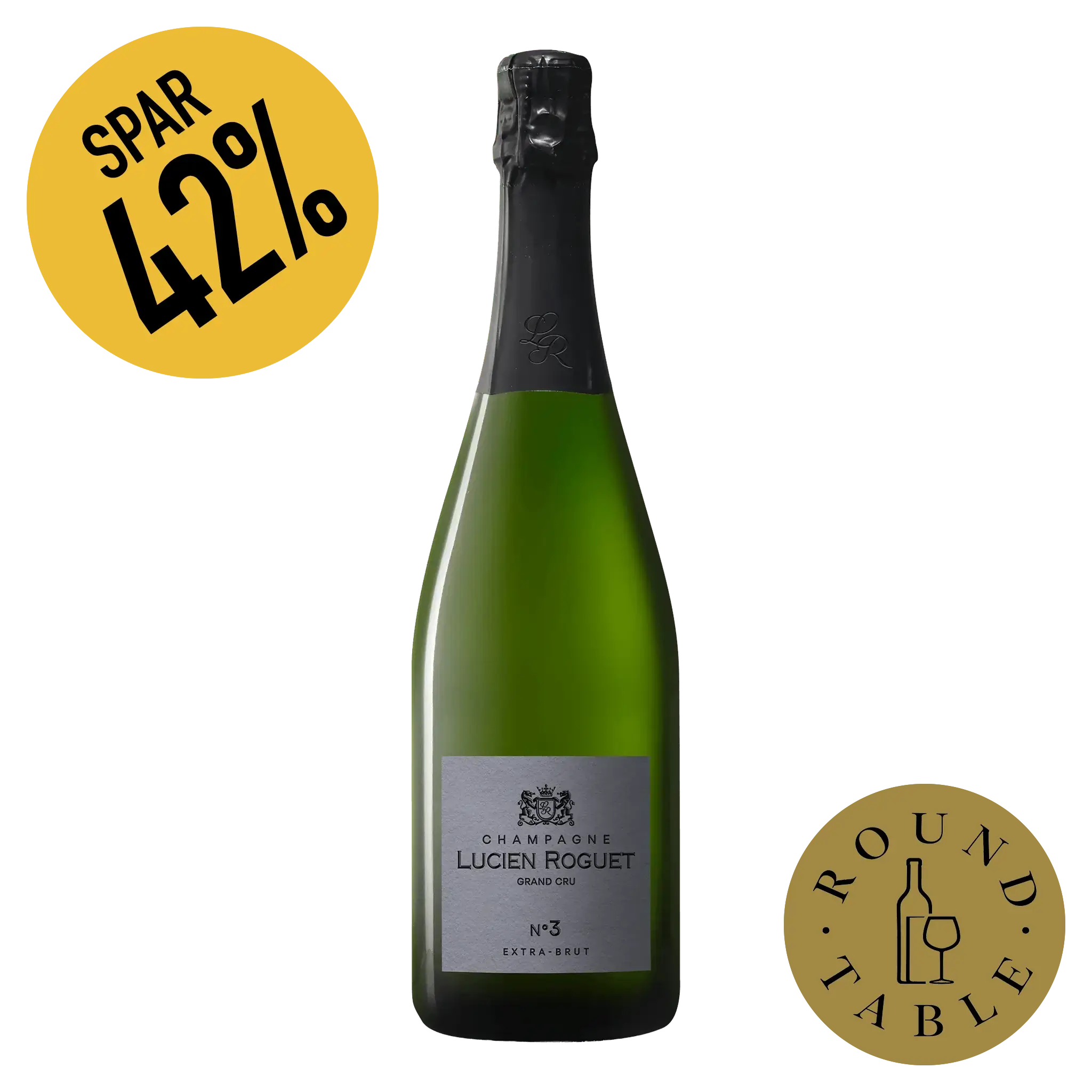 Lucien Roguet No. 3 Extra-Brut Blanc De Noirs Grand Cru Champagne (Round Table)