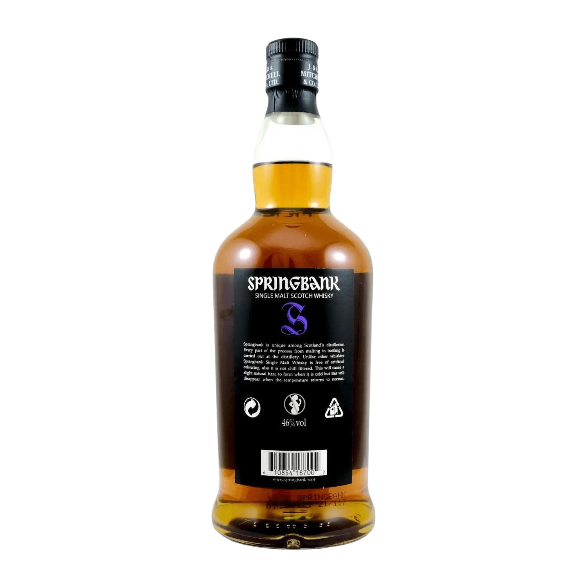 Springbank 18 Year Old 2021 Whisky Whiskystack Back