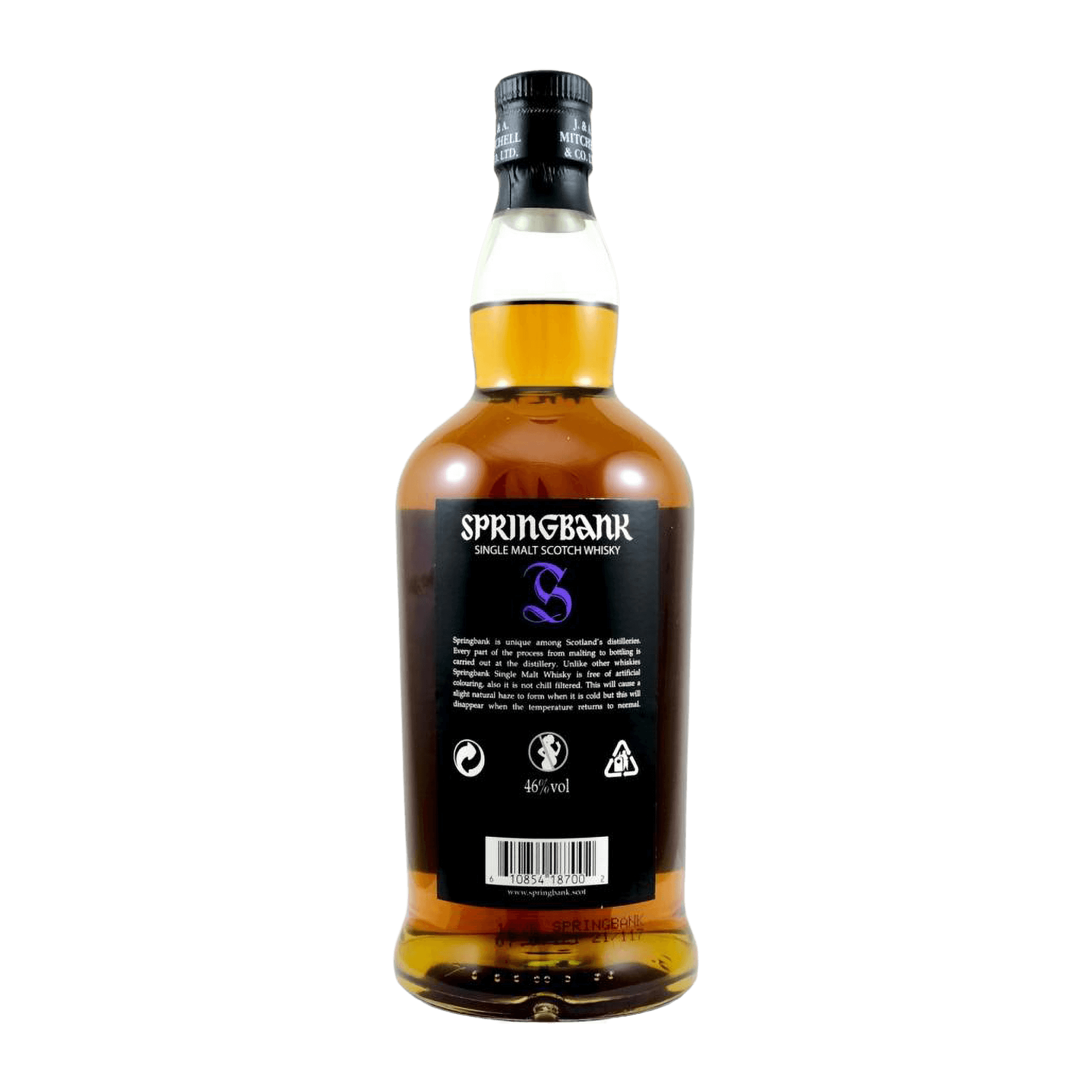 Springbank 18 Year Old 2021 Whisky Whiskystack Back