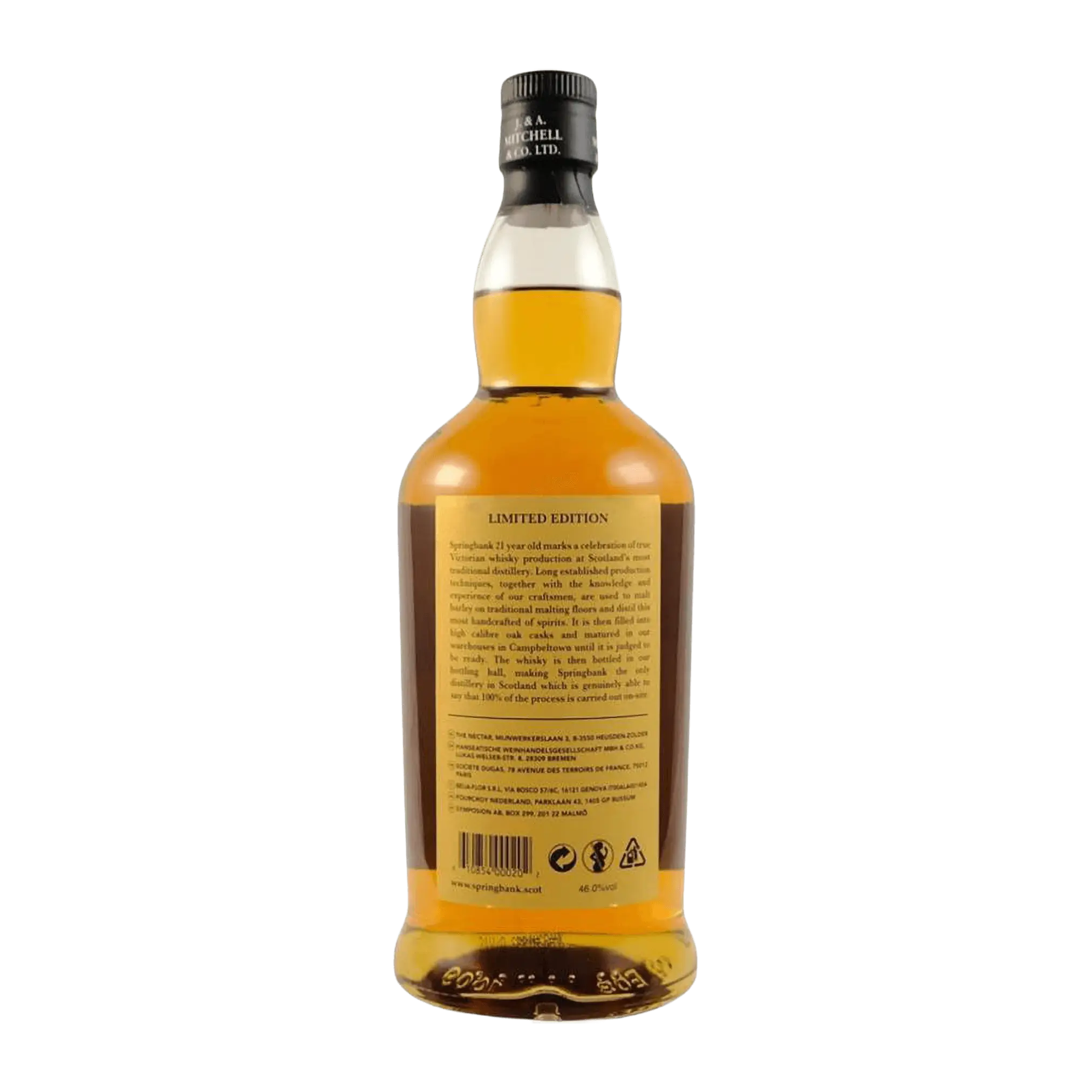 Springbank 21 Year Old 2023 Whisky Whiskystack Back