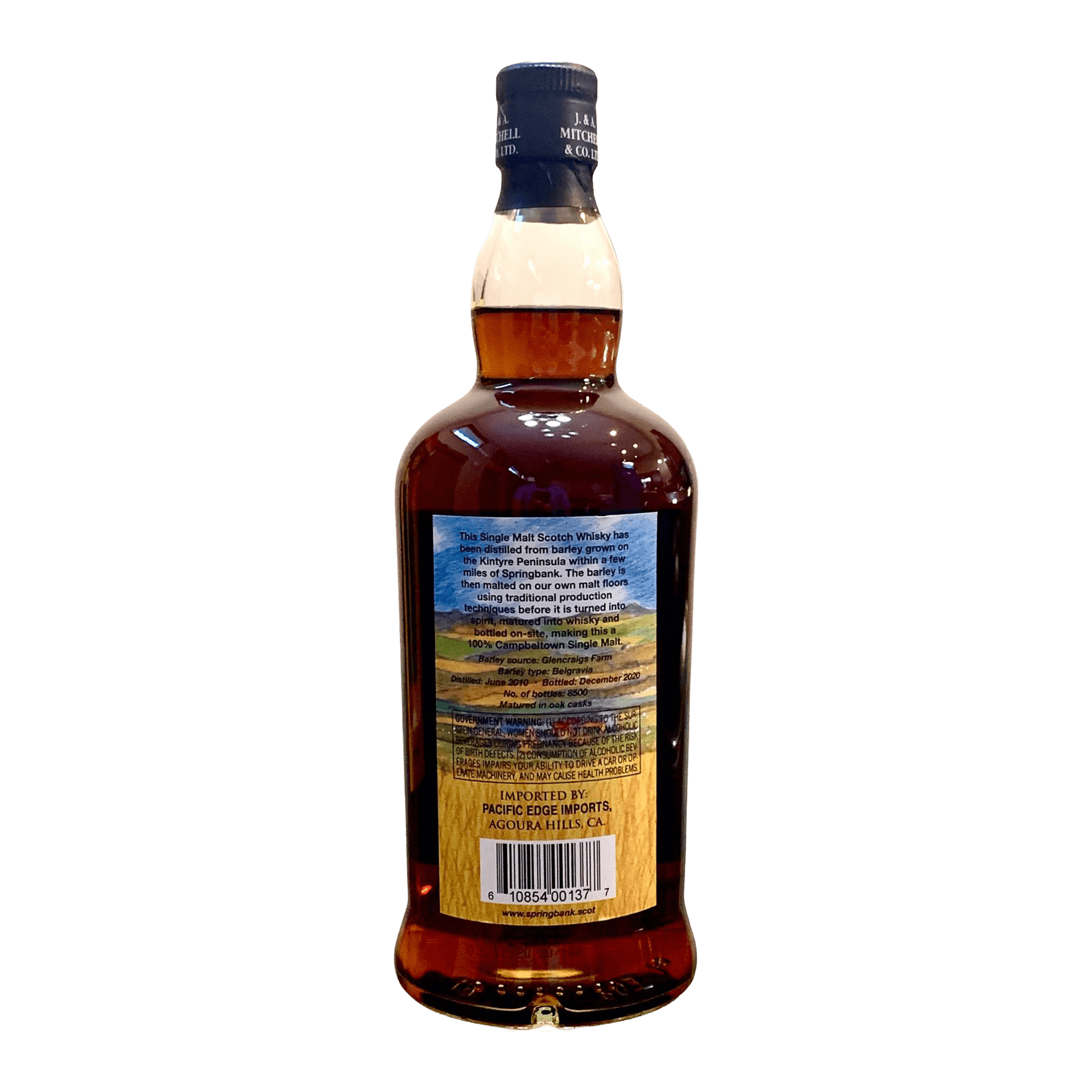 Springbank Local Barley 10 Years Old 2020 Whisky Whiskystack Back