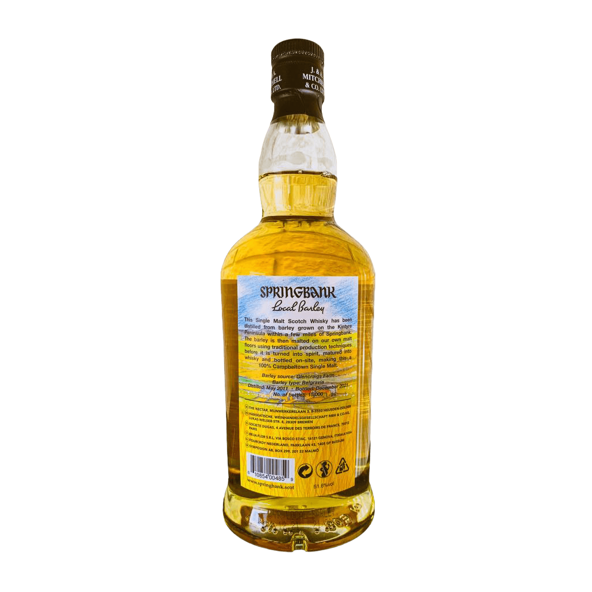 Springbank Local Barley 10 Years Old 2021 Whisky Whiskystack Back