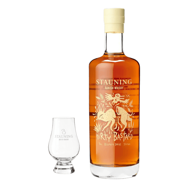 Stauning Dirty Bastard + Stauning Whisky Glas – Unik Whiskyoplevelse