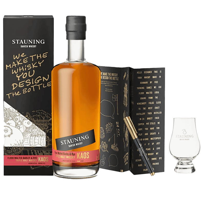 Stauning KAOS Design Edition med Gratis Whiskyglas