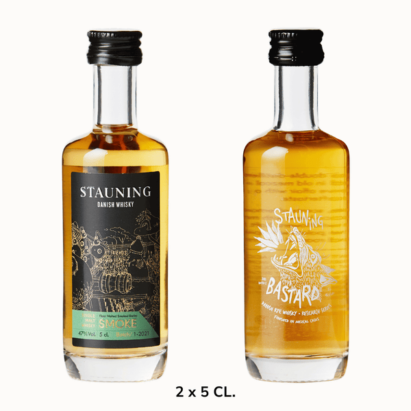 Stauning Whisky Smoke & Bastard Pakke 2 x5 cl