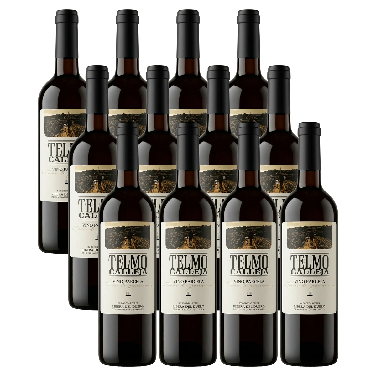 12 Flasker Telmo Calleja Ribera del Duero Rødvin.