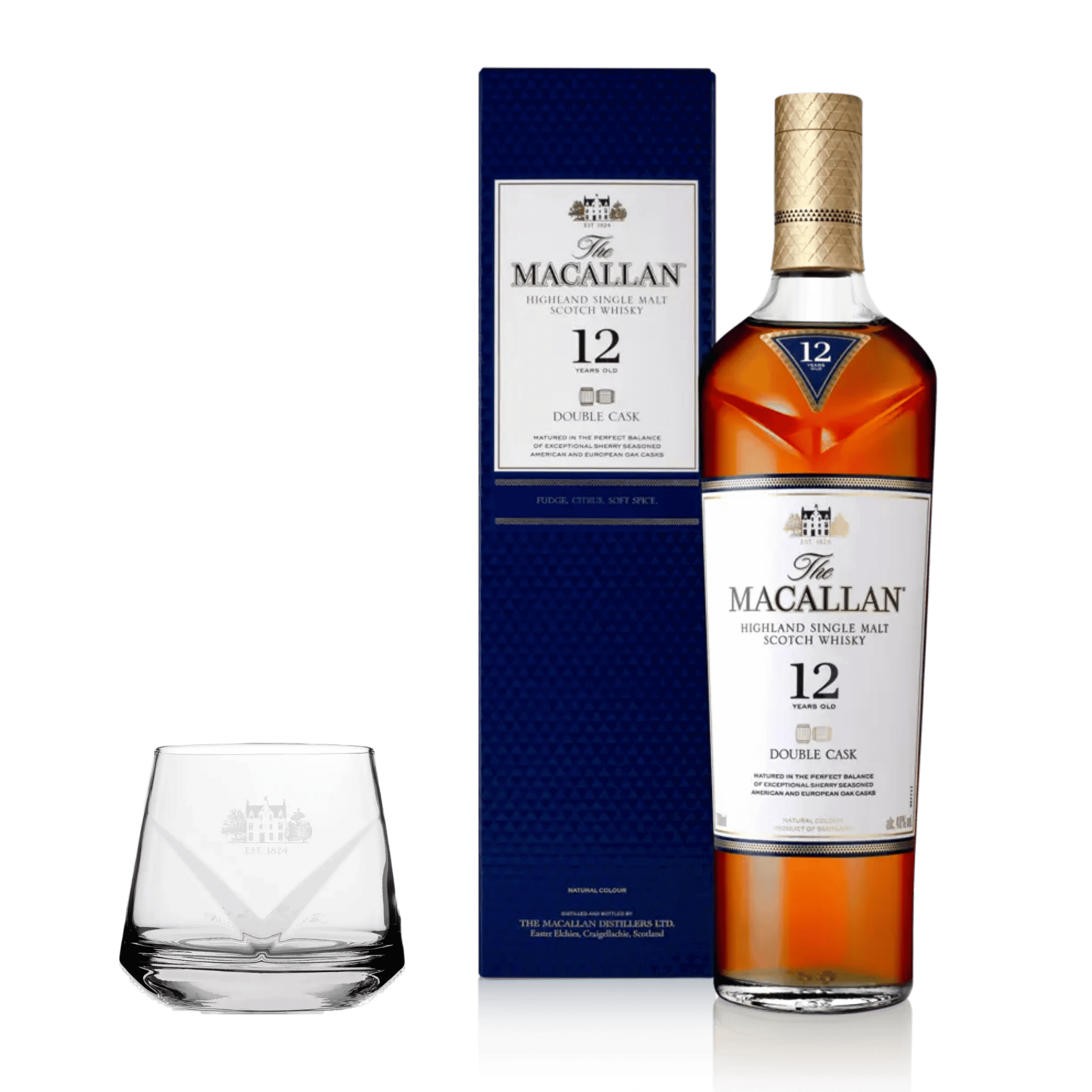 The Macallan 12 YO & tumbler glas – Fars Dags gavepakke