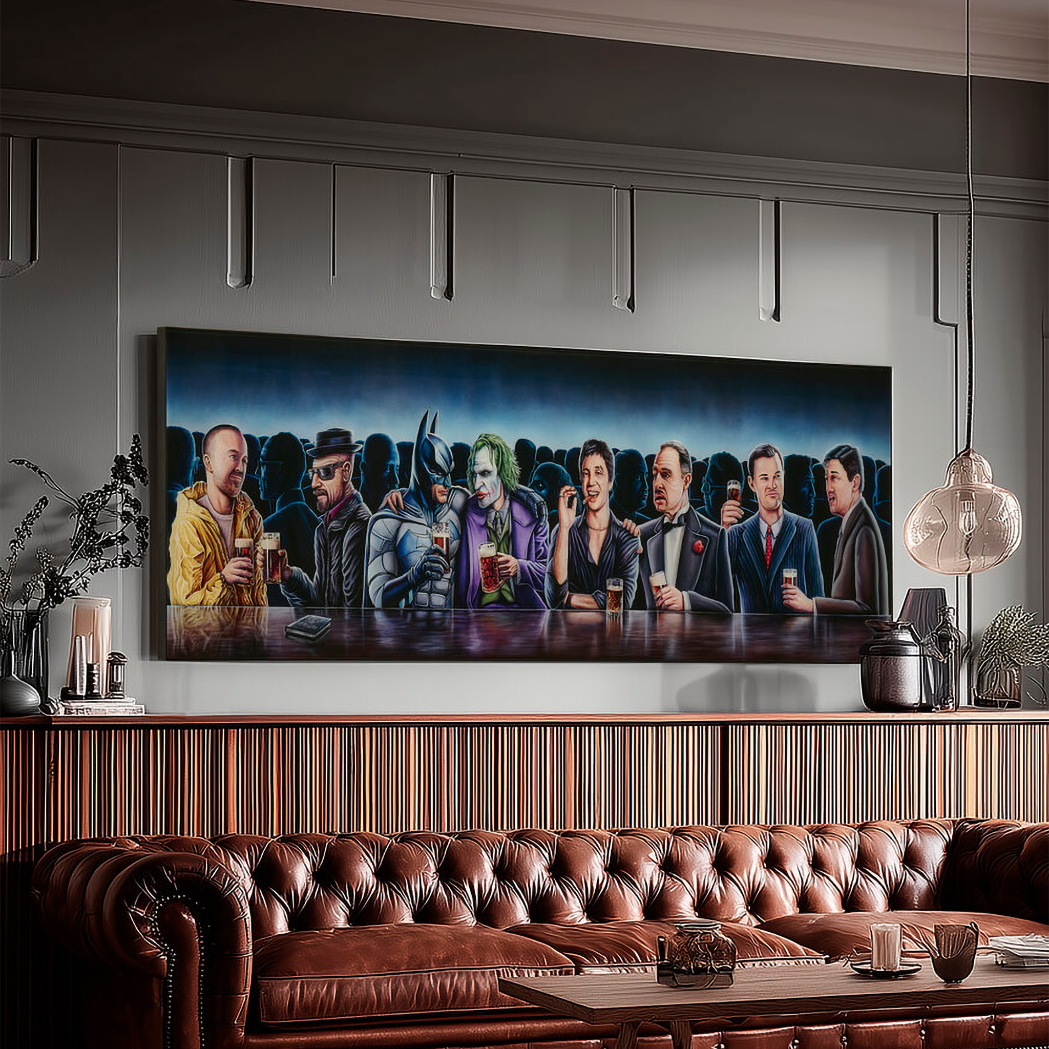 The Mancave "At The Bar" (80x240 cm.)
