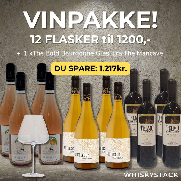 12 Flasker Vin + Eksklusivt Bourgogneglas