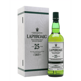 Aged for 25 years in ex-Bourbon barrels. The exquisite flavour, supremely smooth texture and 53.4% vol of Laphroaig 25 Cask Strength prove patience pays off.